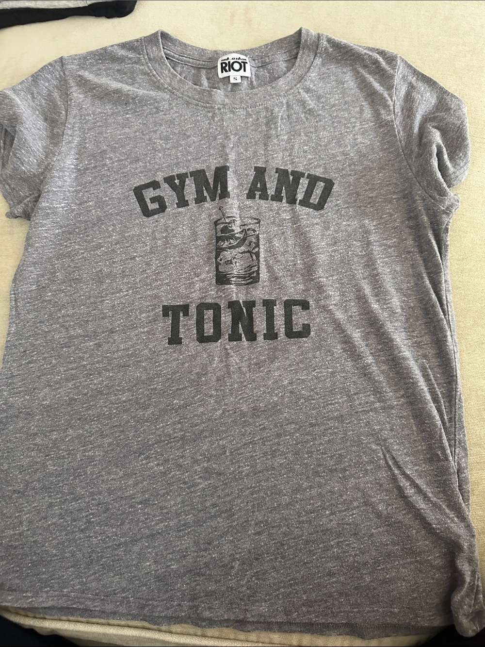 Sub_Urban Riot Gray 'Gym and Tonic' Graphic Tee